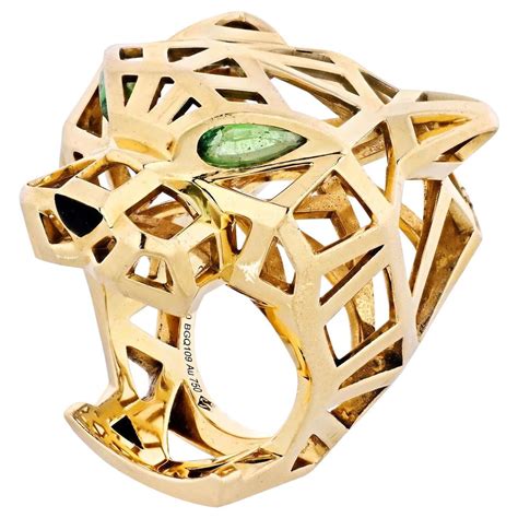 cartier panther ring price|cartier panthere skeleton ring.